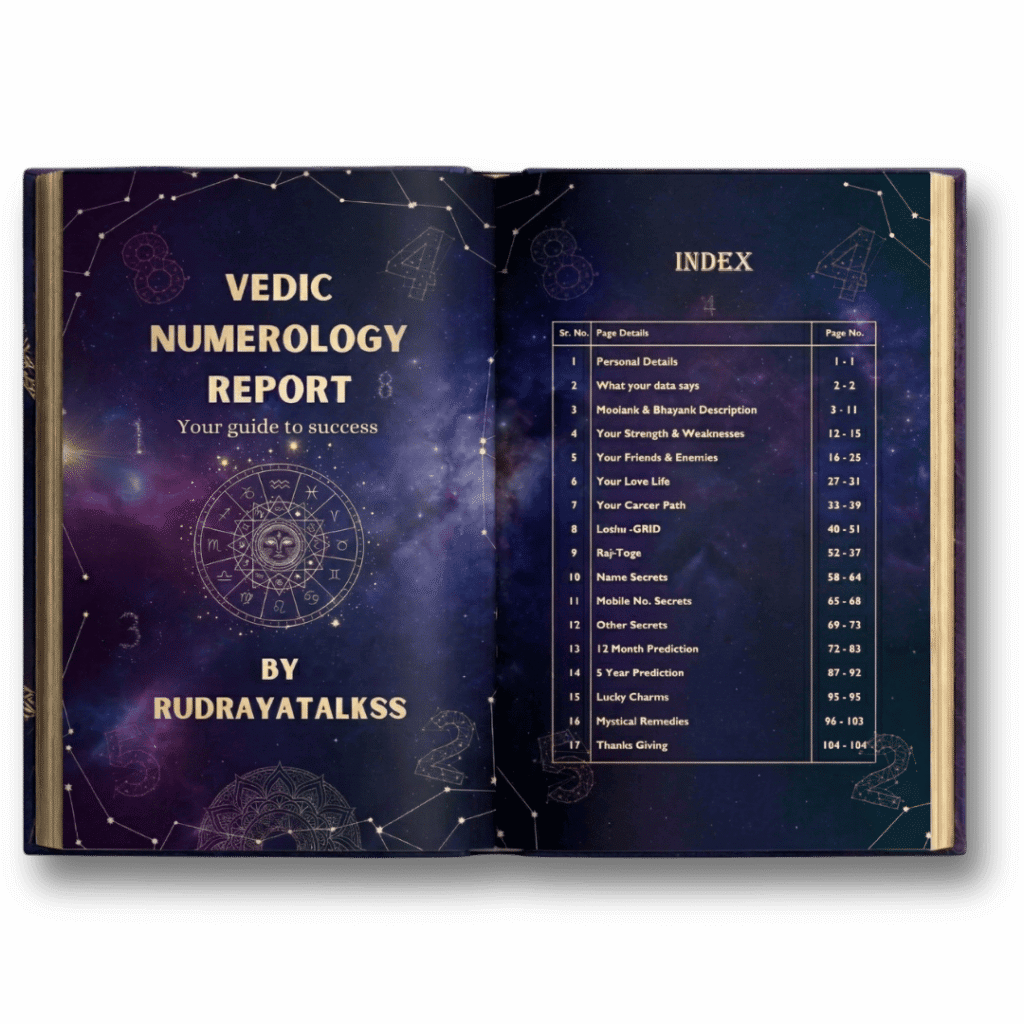 Vedic report book